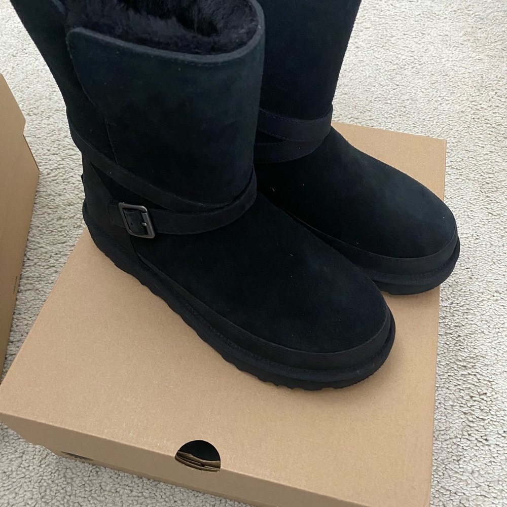 UGG Women's Black Suede Boots